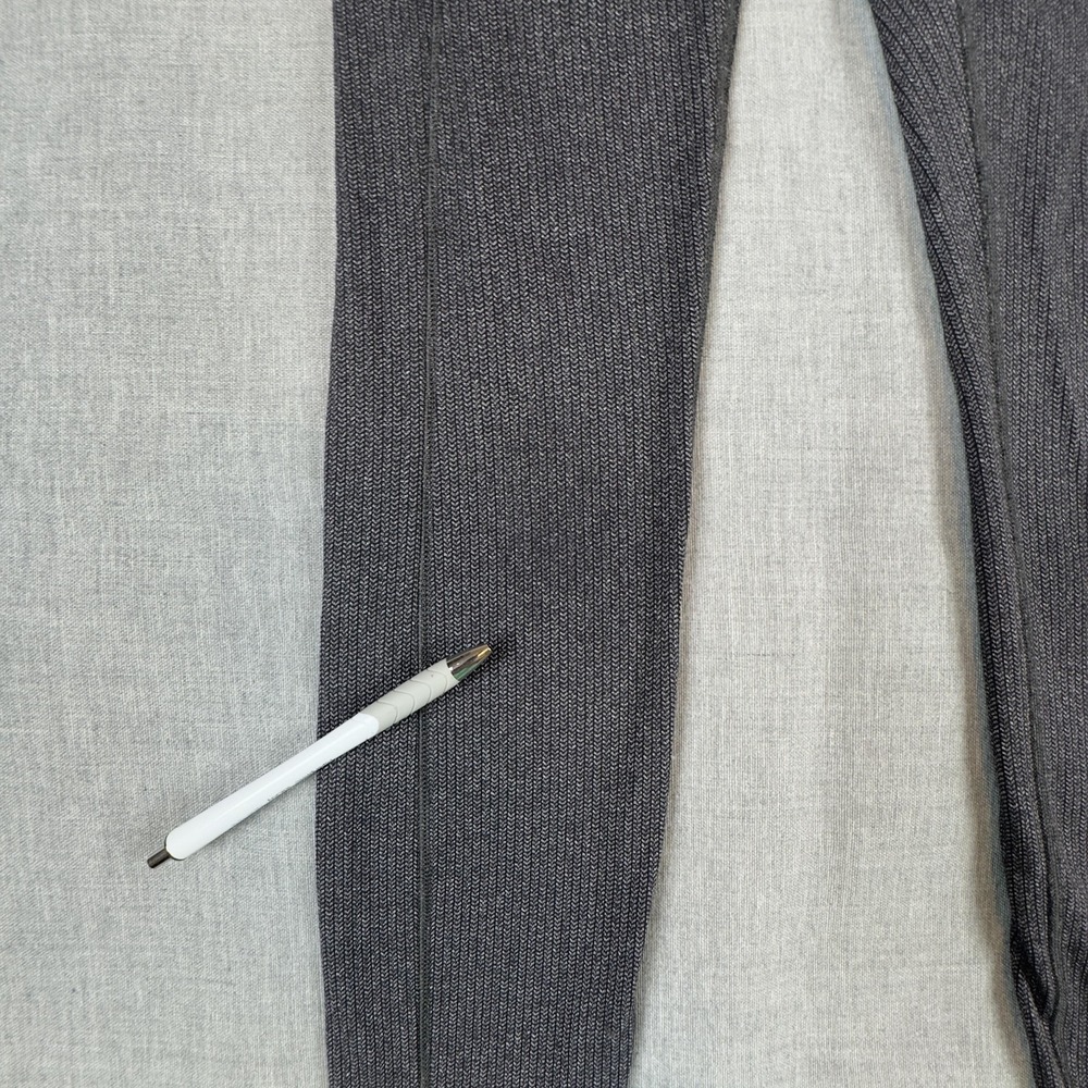 Lululemon Pants Womens 4 Gray Textured High Rise Pocket Yoga Leggings Athletic - Picture 3 of 12